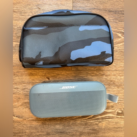 Coach travel kit in blue camo print style no F22545 - Picture 6 of 6